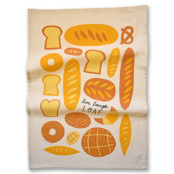 "Live Laugh Loaf" Tea Towel