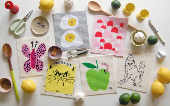 Snitty Kitty "NO" Sponge Cloth / Reusable Paper Towel