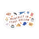 Mentally in Stars Hollow - Y2k Cozy Fall Gilmore Pop Culture Vinyl Sticker-1