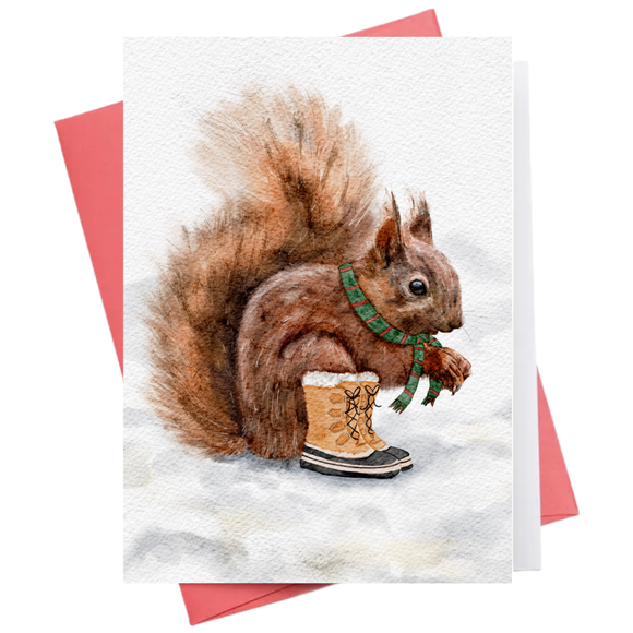 Squirrel | Christmas Greeting Card