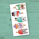 Christmas Popsicles - Temporary Tattoos-1