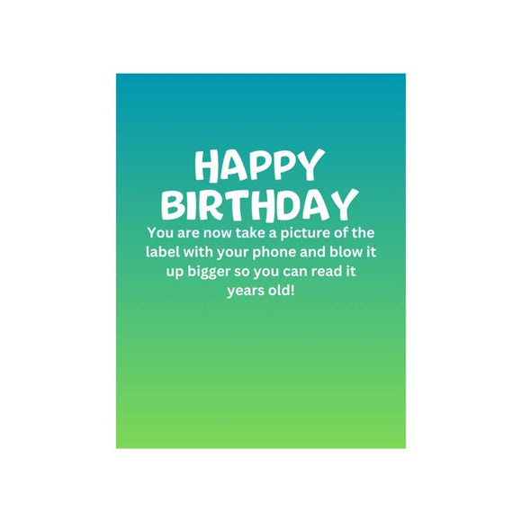 You are now years old Birthday Card
