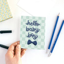 Bow Tie New Baby Boy Card-3