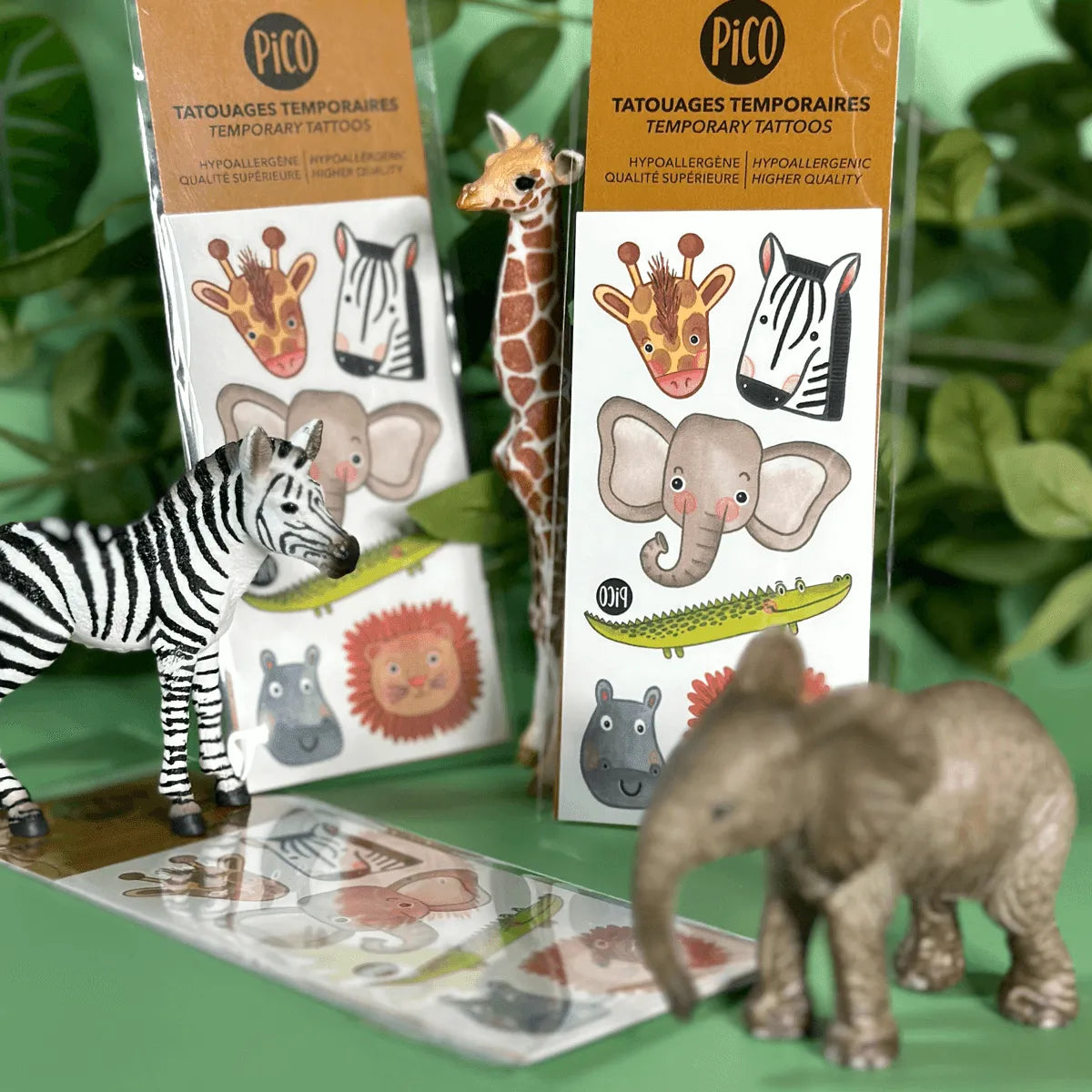 Sweet Safari - Temporary Tattoos