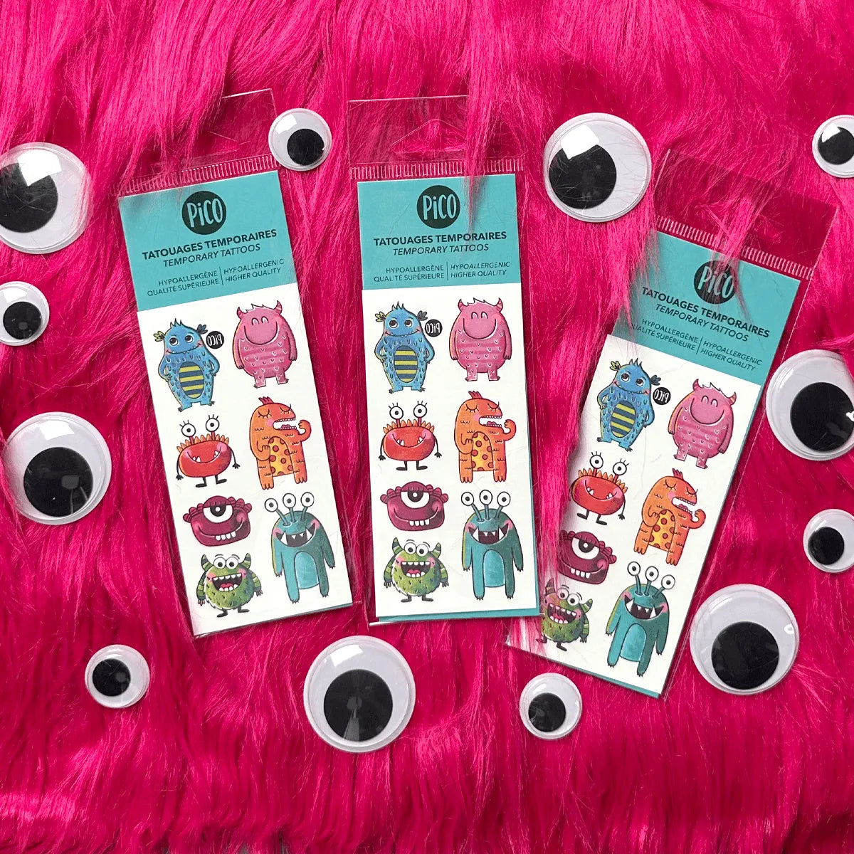 Monstrous Creatures - Temporary Tattoos