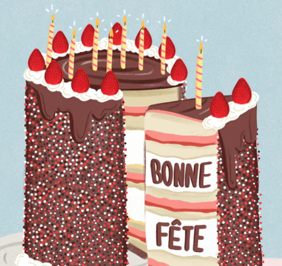 Cake Slice Fete - Greeting Card