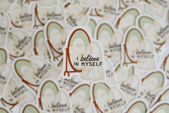 I Believe In Myself Ghost - Encouragement Vinyl Sticker