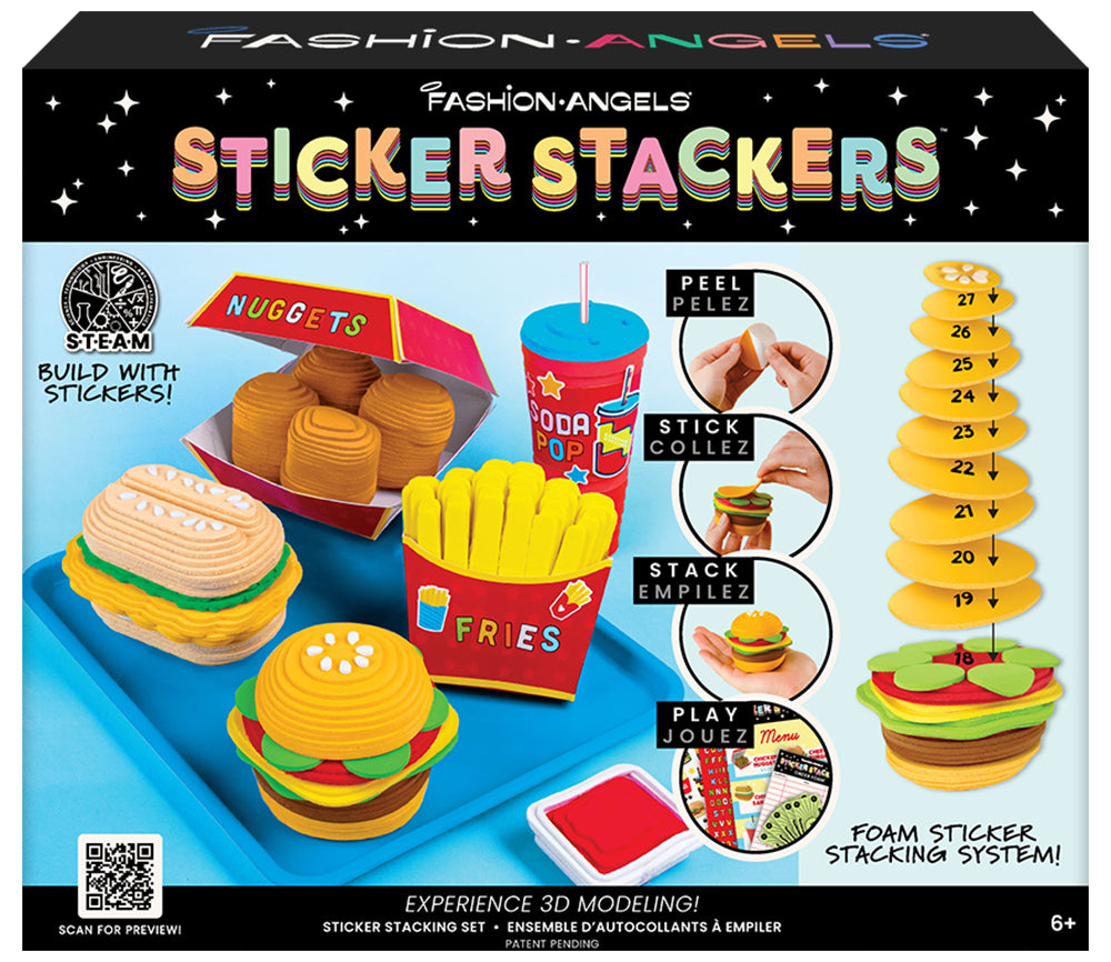 Fashion Angels Sticker Stackers - Fast Food