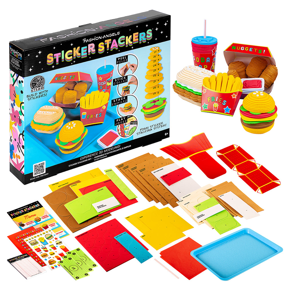 Fashion Angels Sticker Stackers - Fast Food