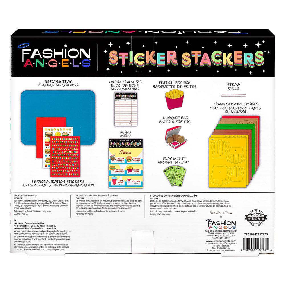 Fashion Angels Sticker Stackers - Fast Food