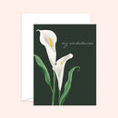 Cala Lily Condolence Card | Sympathy-5