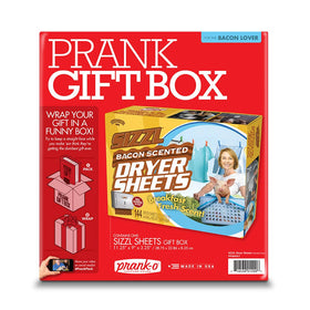 Prank Gift Box Sizzl Bacon Dryer Sheets - 0