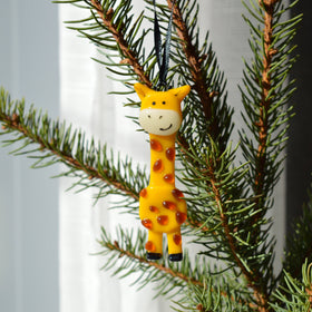 Giraffe Christmas Ornmanet