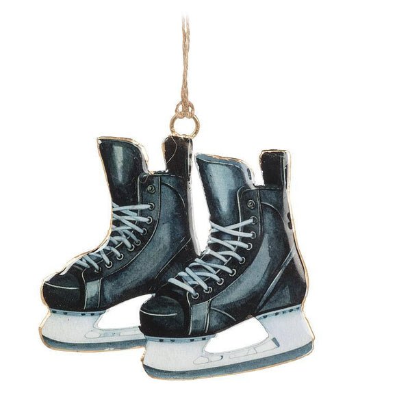 Pair of Hockey Skates Christmas Ornament