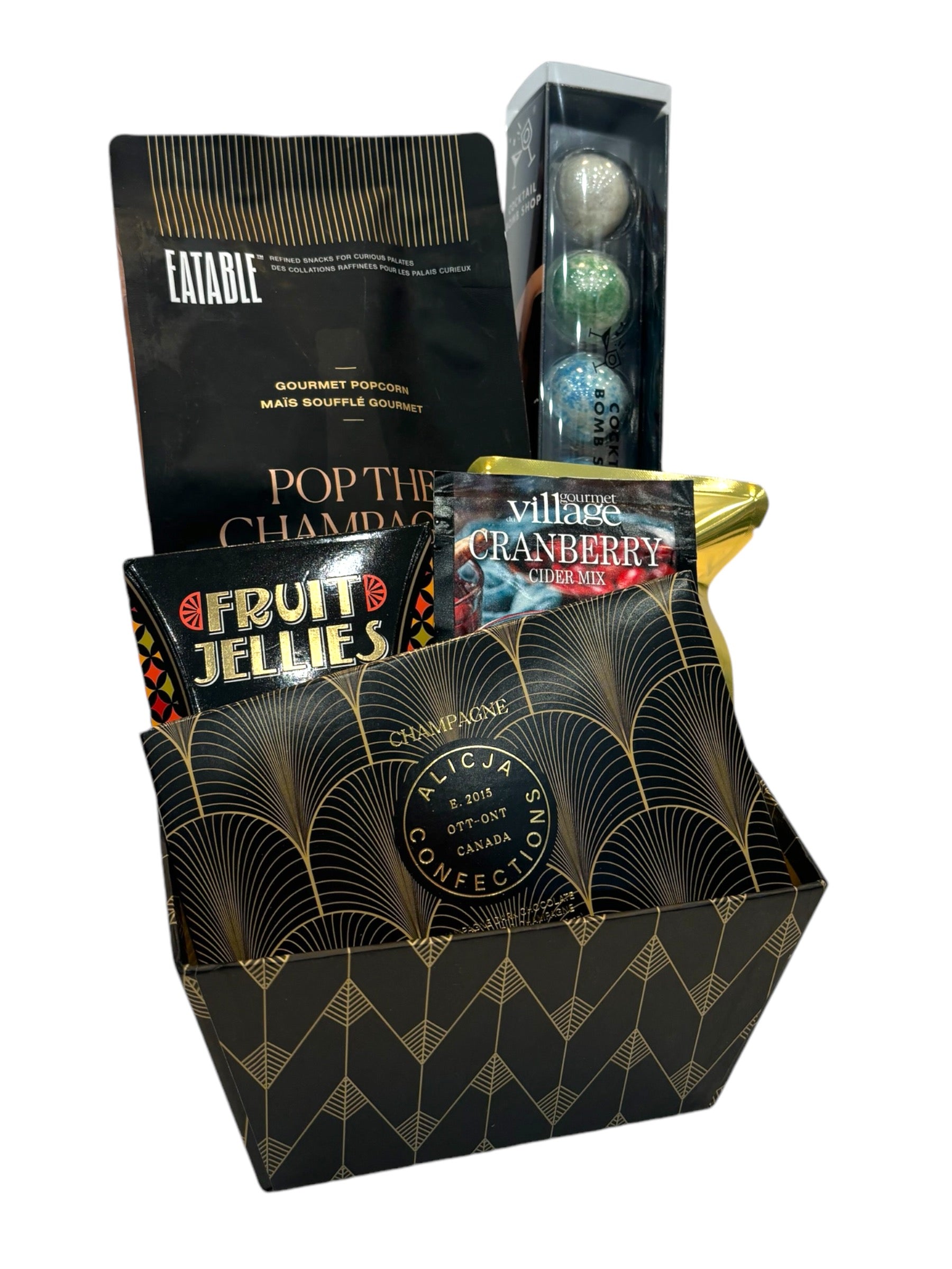 Sparkling Celebration Gourmet Food Gift Basket