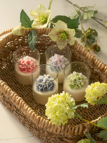 Vanilla Strawberry Hydrangea Candle | Soy Wax Blend - 0