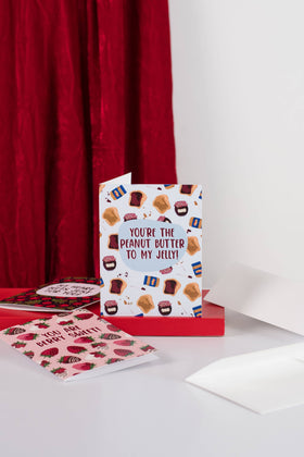 You're The Peanut Butter To My Jelly - Greeting Card - 0