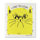 "I Love to Clean" Sponge Cloth / Reusable Paper Towel-1