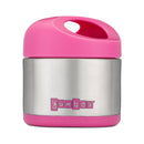Yumbox Cubi Thermal Food Jar for Kids - Easy Carry and Open Lid 10 oz  - Berry Pink-1