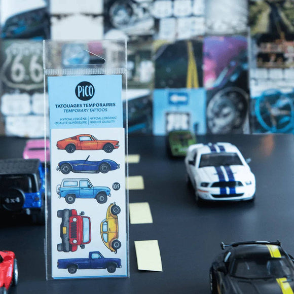 Classic Cars - Temporary Tattoos