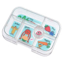 Leakproof Bento Box for Kids - Yumbox Original Jurassic Green  (Funny Monsters)-6