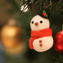 Snowman Ornament Clay Crafting Kit-5