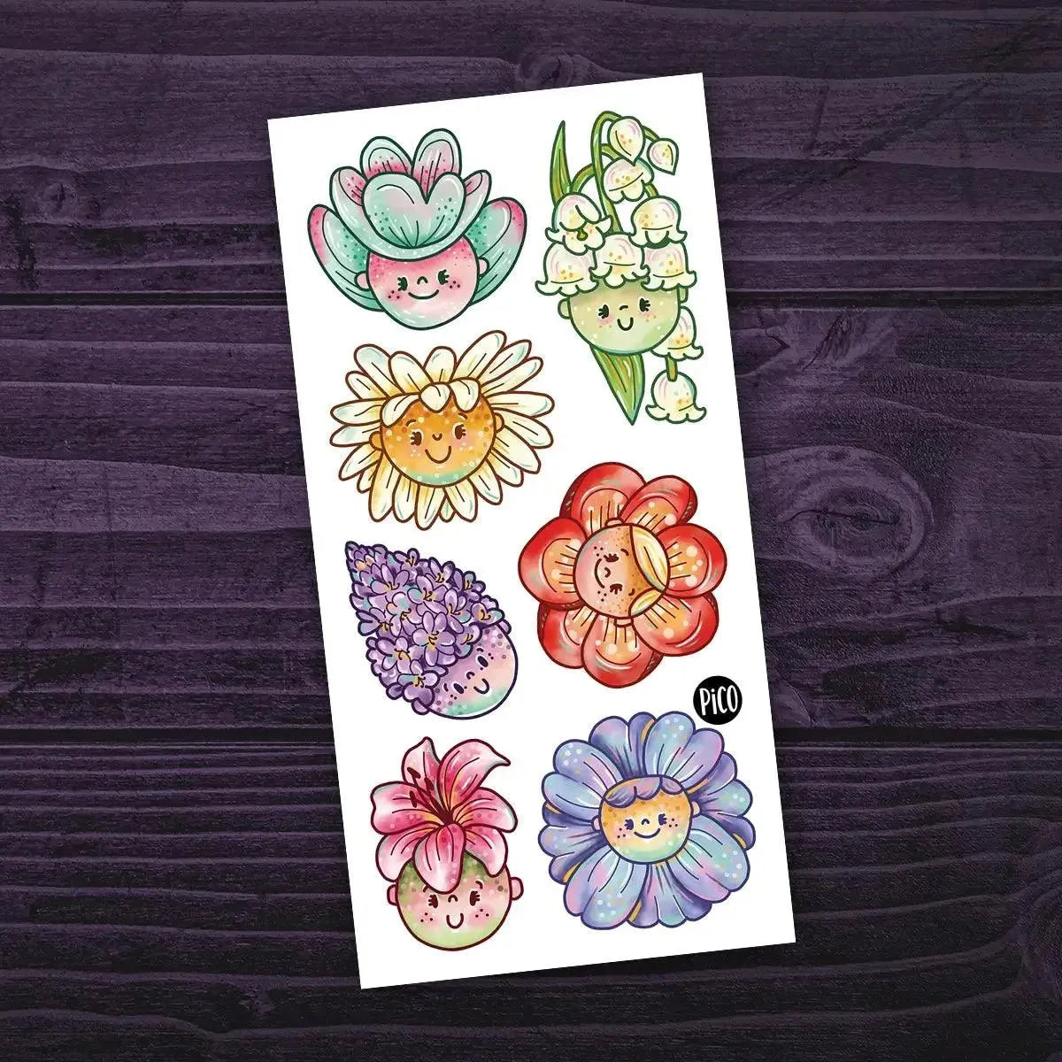 Flower Girls - Temporary Tattoos