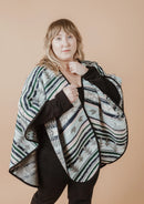 Mini Tipi Reversible Shawl (Indigenous Designed) - various patterns-15