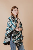 Mini Tipi Reversible Shawl (Indigenous Designed) - various patterns-16