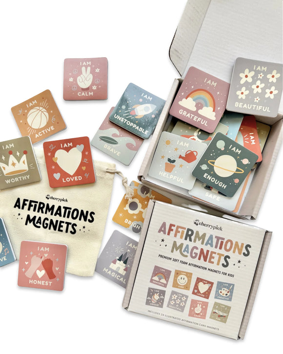 Affirmations Magnets - Soft Foam Magnetic Set | Cherrypick
