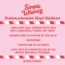 Grumpy Grinch - Christmas Vinyl Sticker-3