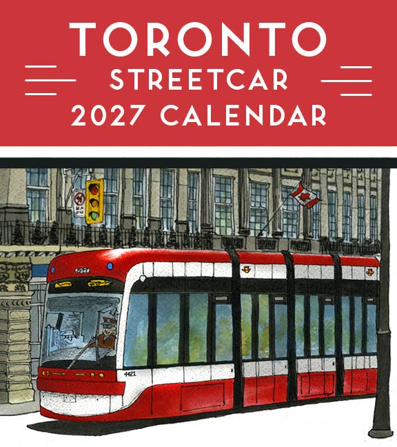 2027 Toronto Streetcar Calendar