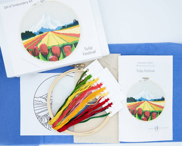 Tulip Festival DIY Embroidery Kit - 0