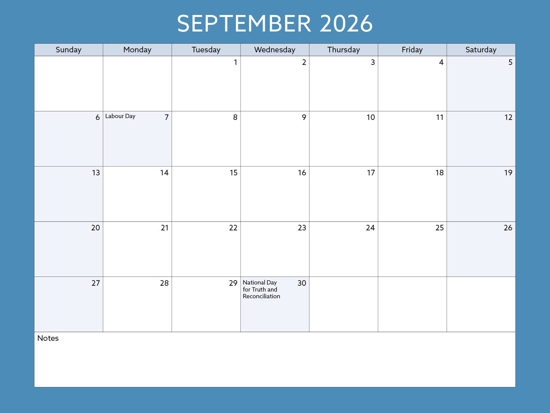2026 Toronto Neighbourhood Calendar - 12" X 9"