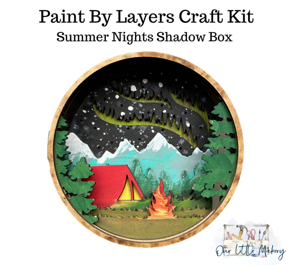 Summer Nights Shadow Box Kit