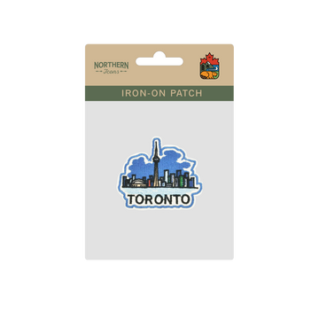 Toronto Skyline CN Tower Embroidered Iron-On Patch - 0