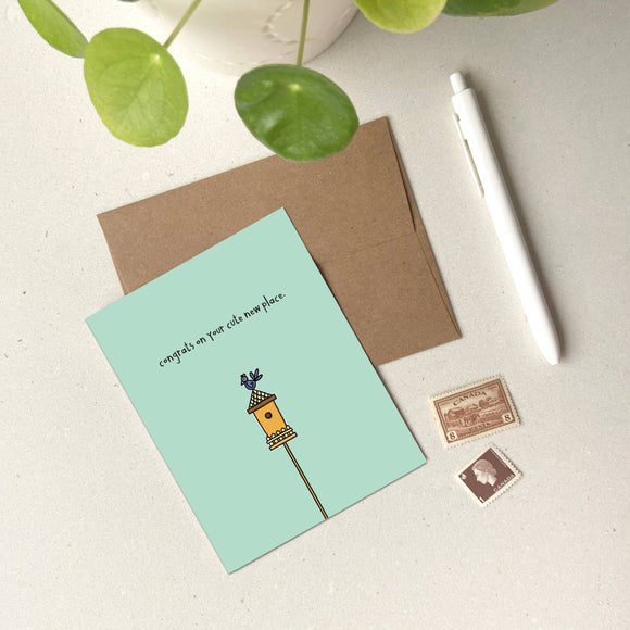 Congrats on Your New Place Card