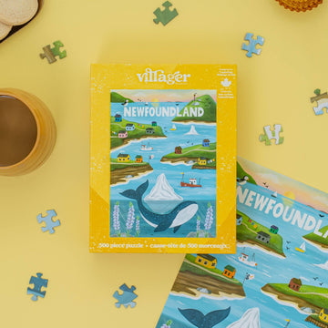 Villager Puzzles | Newfoundland Sites | 500-Piece Puzzle | Designed in Canada
