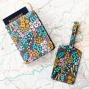 Black Floral Passport Cover-3