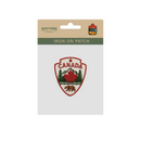 Canada Shield Maple Leaf Bear Mountain Embroidered Iron-On Patch-2