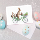 Rabbit Family on a Bicycle Card-3