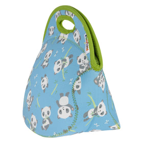 Large, Machine Washable Lunch Bag for Kids - Pandas - 0