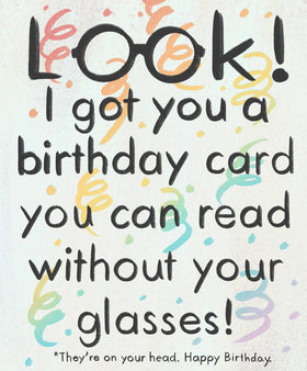 Birthday Glasses - 0