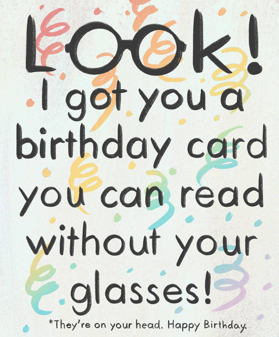 Birthday Glasses - 0