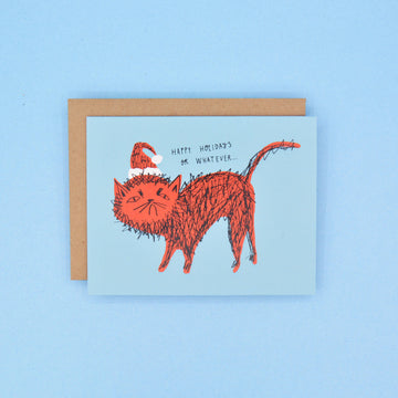 Snitty Kitty Christmas Card - 0