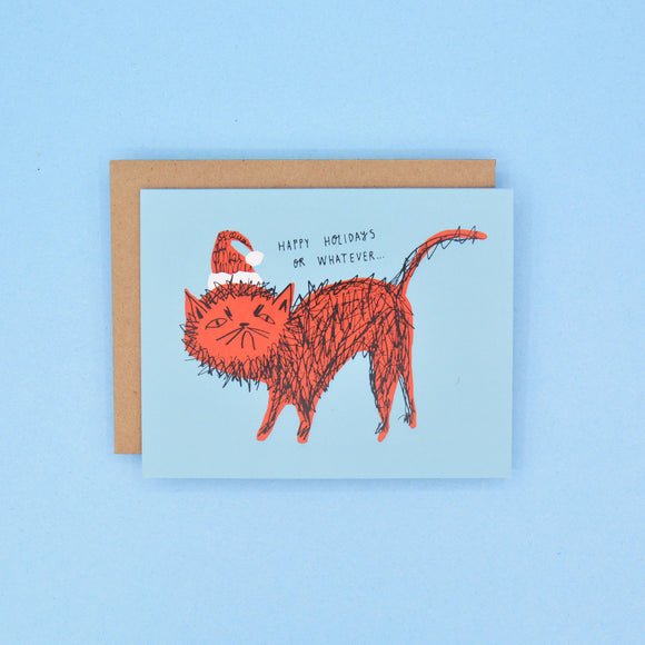 Snitty Kitty Christmas Card