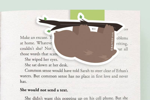 Sloth - Jumbo Magnetic Bookmark