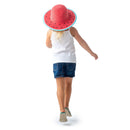 Kids UPF50+ Straw Hat - Watermelon-2