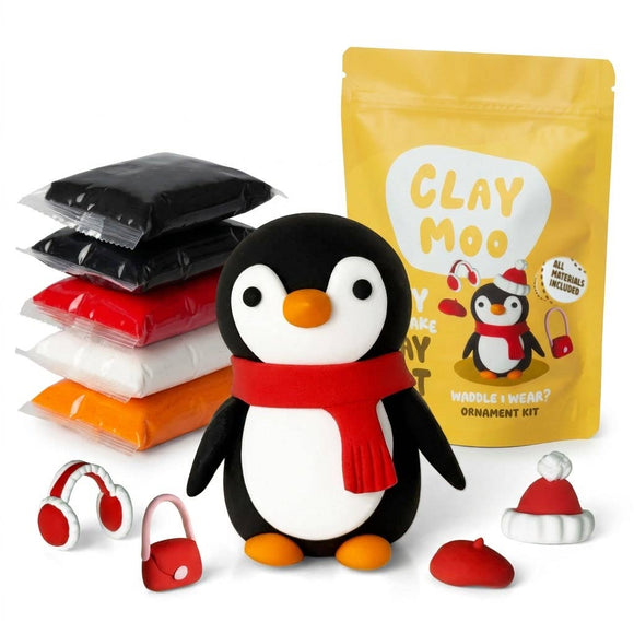 Penguin Ornament Clay Crafting Kit