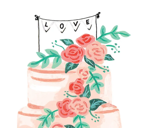 Love Cake Card